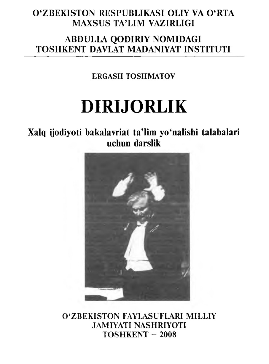 Dirijorlik.